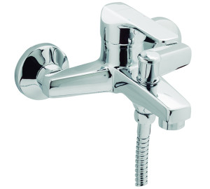 Monomando de baño con kit Cromado K8